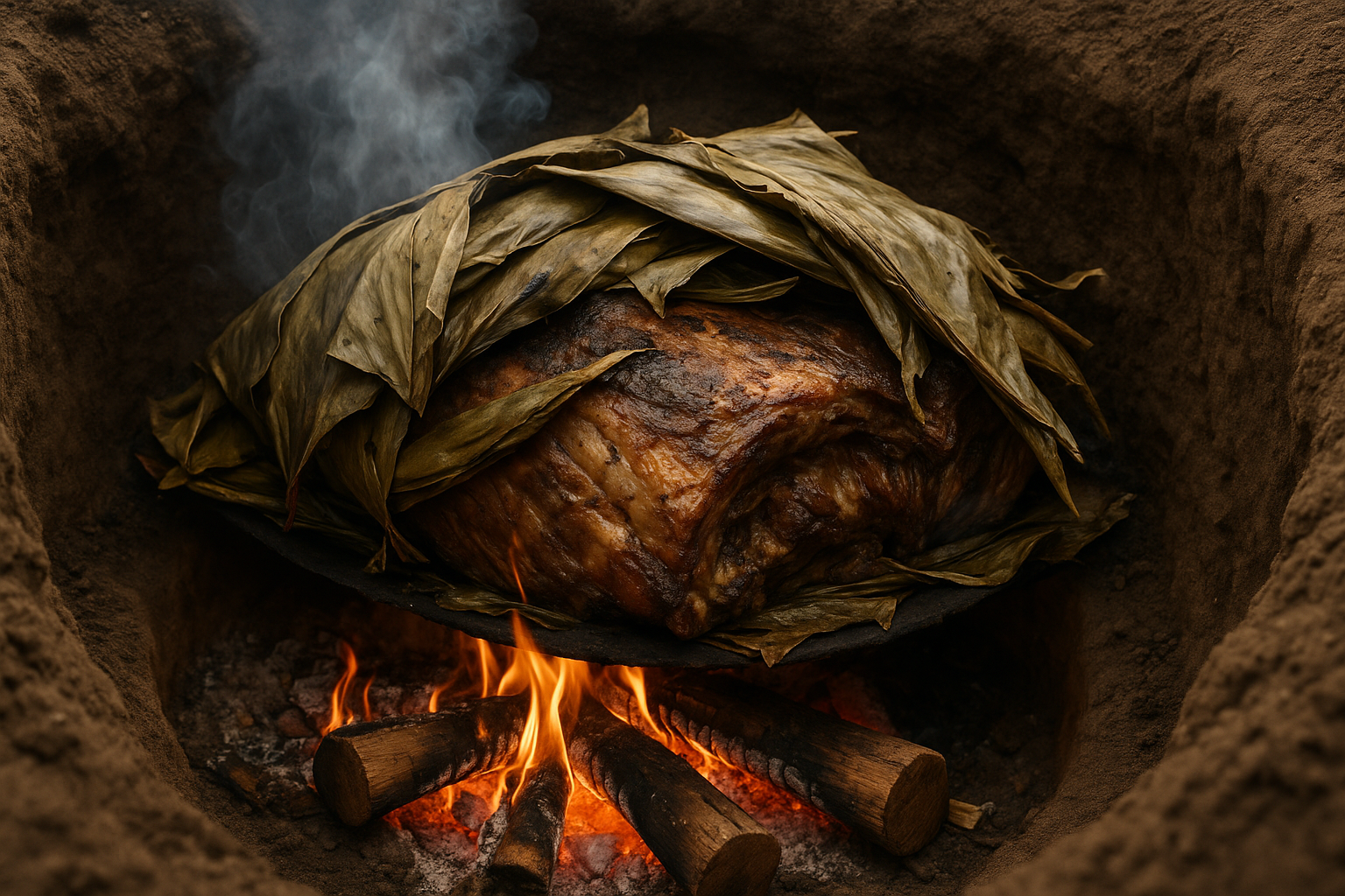 Barbacoa de hoyo: miks aeglane tuli annab maitse