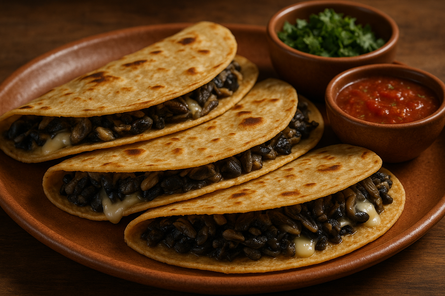 Quesadillas de huitlacoche