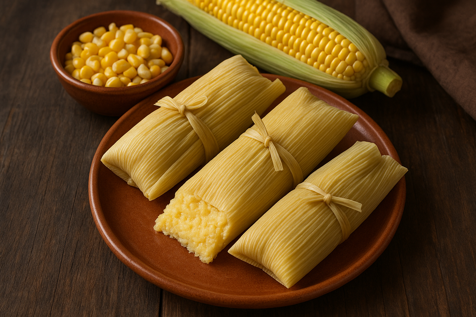 Tamales de elote